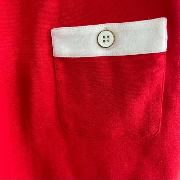 Vintage Spense Red Retro Dress Size 10 - Picture 6 of 7